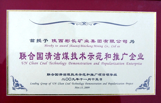 聯合國清潔煤技術示范和推廣企業.JPG